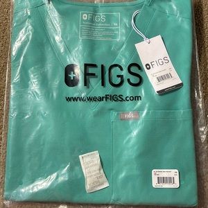 FIGS surgical green XS CATARINA top